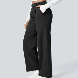 HALARA Black Straight Leg Pants